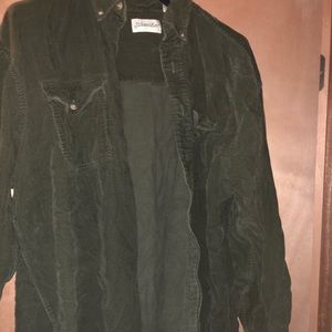 Corduroy flannel button up